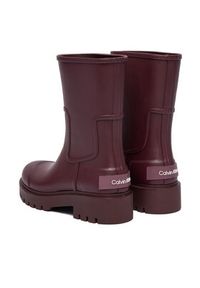 Calvin Klein Jeans Kalosze YW0YW02004 Bordowy. Kolor: czerwony. Materiał: guma #3