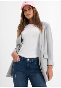 bonprix - Dżinsy skinny ze średnim stanem, krótsza nogawka. Kolor: niebieski. Długość: krótkie #2