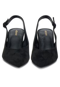 Jenny - JENNY Czółenka S4P96928-01 Czarny. Kolor: czarny. Materiał: materiał #5