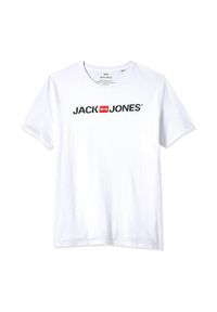 Koszulka z krótkim rękawem Męska Jack & Jones 12137126 Biały. Kolor: biały. Długość rękawa: krótki rękaw. Długość: krótkie. Sport: fitness #1