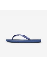 OLAIAN - Japonki damskie Olaian 500 Flowy. Okazja: na plażę. Kolor: niebieski. Materiał: materiał. Styl: sportowy