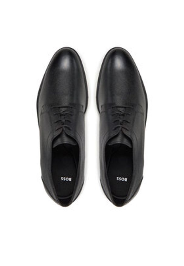 BOSS Półbuty Tayil 50536145 Czarny. Kolor: czarny. Materiał: skóra