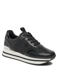 MICHAEL Michael Kors Sneakersy Raina Trainer 43R4RNFSAD Czarny. Kolor: czarny. Materiał: materiał #4