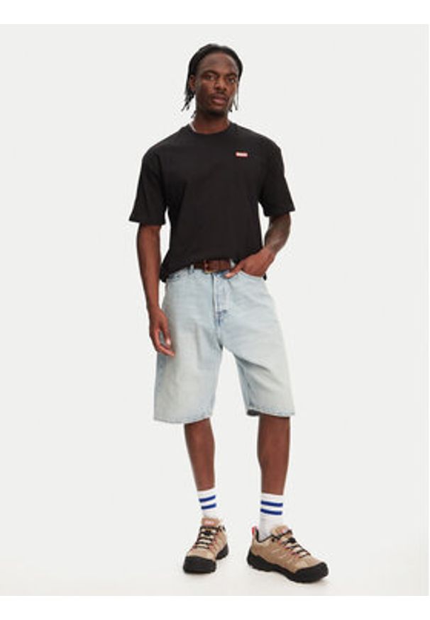 Hunter T-Shirt Rasputin HARM0057251 Czarny Relaxed Fit. Kolor: czarny. Materiał: bawełna