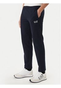 EA7 Emporio Armani Dres 8NPV61 PJVRZ M0036 Granatowy Regular Fit. Kolor: niebieski. Materiał: bawełna #5