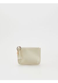 Reserved - Mały portfel z chwostem - złamana biel #1