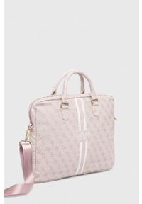 Guess torba na laptopa Torba na laptopa kolor różowy. Kolor: różowy #2