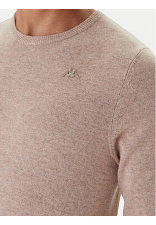 Robe di Kappa Sweter 670477X 188 Beżowy Regular Fit. Kolor: beżowy. Materiał: wełna