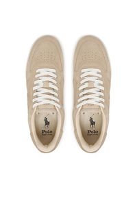 Polo Ralph Lauren Sneakersy 809973704001 Beżowy. Kolor: beżowy. Materiał: skóra, zamsz #4