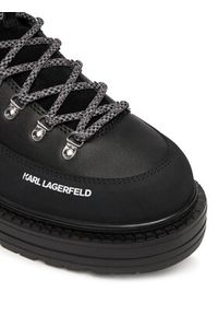 Karl Lagerfeld - KARL LAGERFELD Trapery Miles KL10245 Czarny. Kolor: czarny. Materiał: skóra #6