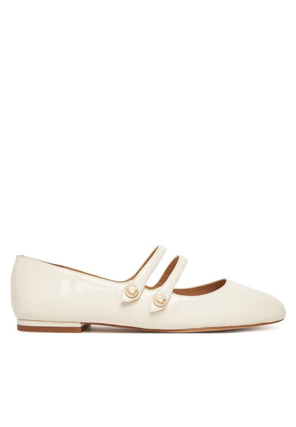 Coach Baleriny Winley Mary Jane CX042 Biały. Kolor: biały. Materiał: skóra