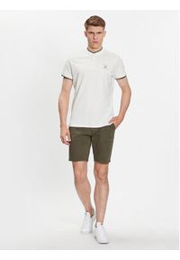 Blend Polo 20715179 Biały Regular Fit. Typ kołnierza: polo. Kolor: biały. Materiał: bawełna #7