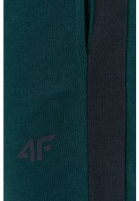 4f - 4F - Spodnie. Okazja: na co dzień. Kolor: zielony. Styl: casual #3