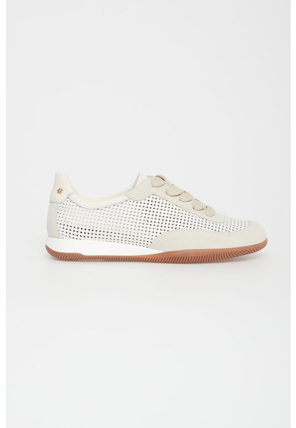 Baldinini - Sneakersy damskie skórzane BALDININI. Materiał: skóra
