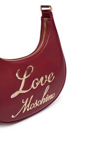 Love Moschino - LOVE MOSCHINO Torebka JC4116PP1PLO1552 Bordowy. Kolor: czerwony. Materiał: skórzane #6