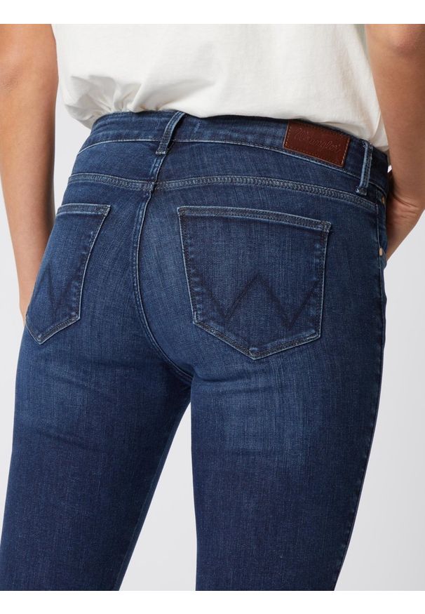Wrangler - DAMSKIE SPODNIE JEANSOWE WRANGLER SKINNY TRUE DARK W28K-JY-78Z 112128288