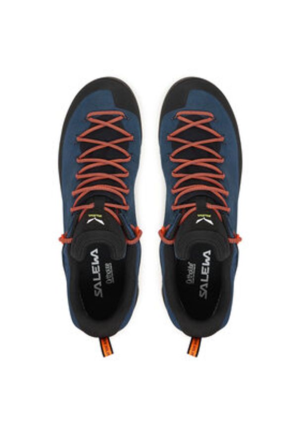Salewa Trekkingi Wildfire Leather GTX M 61416 Niebieski. Kolor: niebieski. Materiał: skóra, zamsz. Sport: turystyka piesza