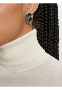 Calvin Klein Golf K20K207449 Écru Regular Fit. Typ kołnierza: golf. Materiał: wełna #4