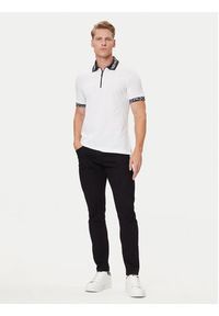 Versace Jeans Couture Polo 79GAGT02 CJ01T Biały Regular Fit. Typ kołnierza: polo. Kolor: biały. Materiał: bawełna #4