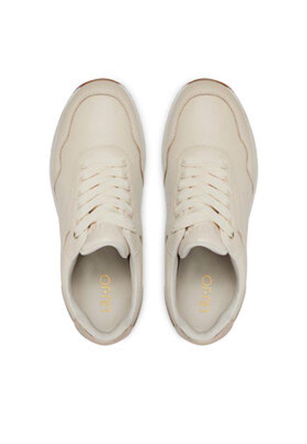 Liu Jo Sneakersy Johanna 02 BA4079 PX143 Écru. Materiał: skóra