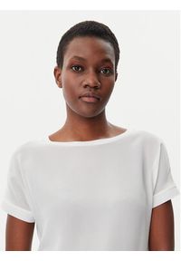 MAX&Co. T-Shirt Eiffel1 2518941034200 Écru Regular Fit. Kolor: kremowy. Materiał: jedwab #2