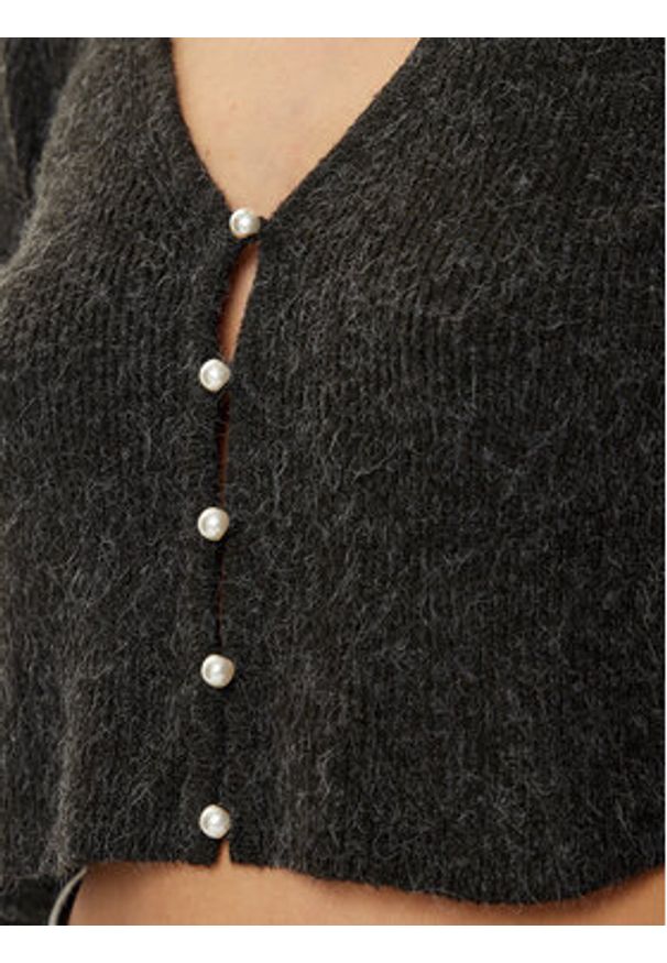 only - ONLY Kardigan Rica 15334914 Czarny Slim Fit. Kolor: czarny. Materiał: syntetyk