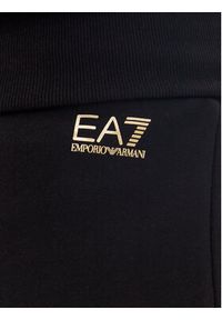 EA7 Emporio Armani Spodnie dresowe 7W000106 AF12473 MC004 Czarny Loose Fit. Kolor: czarny. Materiał: bawełna
