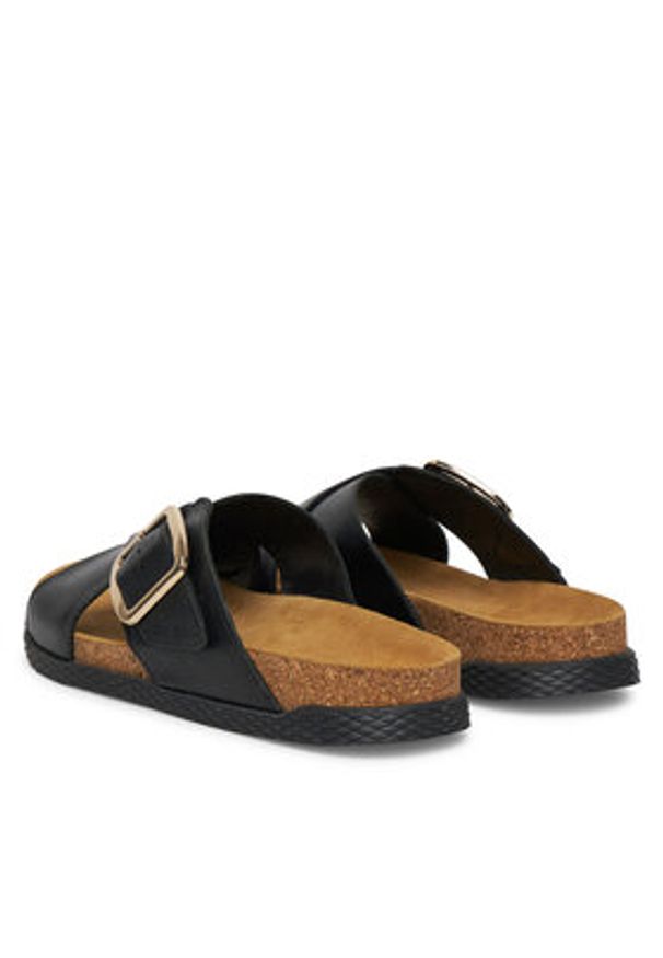 Lasocki Klapki ARC-BIERGE-19 Czarny. Kolor: czarny. Materiał: skóra