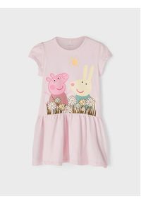 Name it - NAME IT Sukienka letnia PEPPA PIG 13203498 Różowy Regular Fit. Kolor: różowy. Materiał: bawełna. Sezon: lato #5