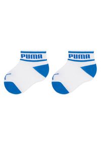 Puma Zestaw 2 par wysokich skarpet dziecięcych Baby Wording Sock 2P 935479 Niebieski. Kolor: niebieski. Materiał: materiał, bawełna #2