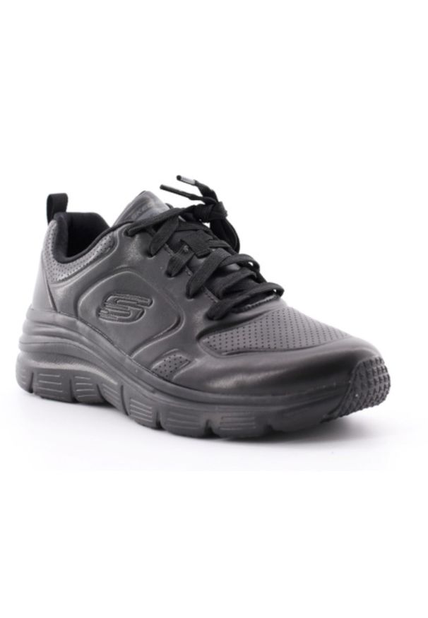 skechers - Buty sneakers Damskie Skechers. Kolor: czarny. Sport: fitness