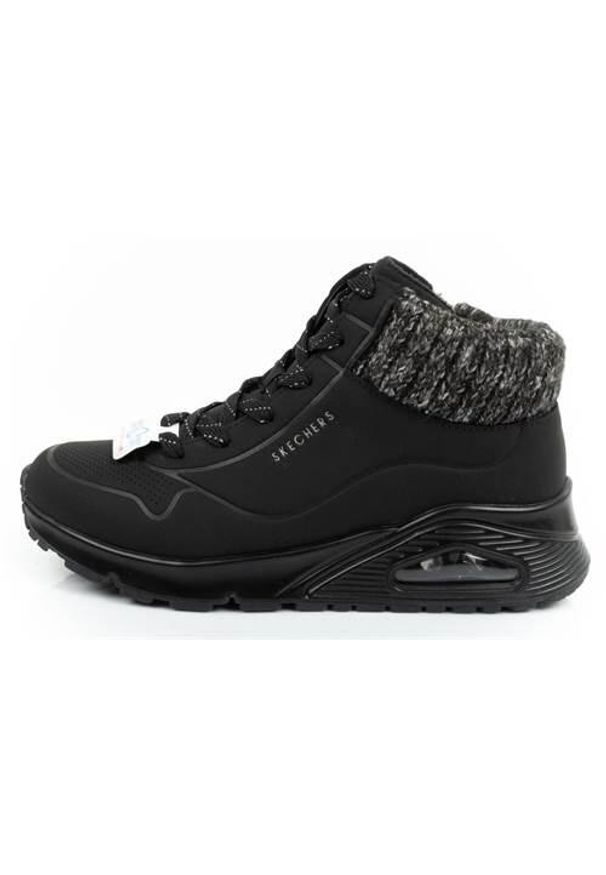 skechers - Buty do chodzenia damskie Skechers Uno Darling Daze. Zapięcie: zamek. Kolor: wielokolorowy, czarny. Materiał: materiał. Szerokość cholewki: normalna. Sport: turystyka piesza
