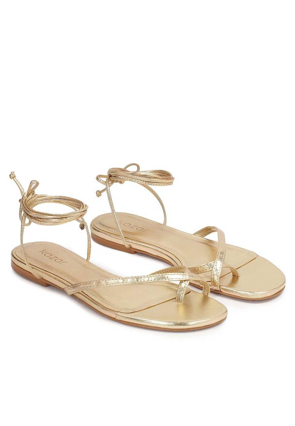 Sandały Kazar Geri 80926-01-13 Gold. Kolor: złoty