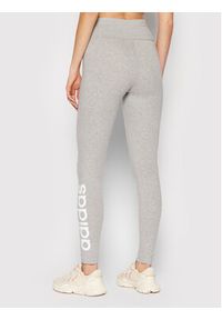 Adidas - adidas Legginsy Loungewear Essentials Logo GL0638 Szary Slim Fit. Kolor: szary. Materiał: bawełna #4