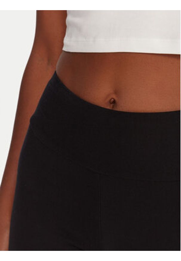 Reebok Legginsy Willow RK25082CCW Czarny Slim Fit. Kolor: czarny. Materiał: bawełna