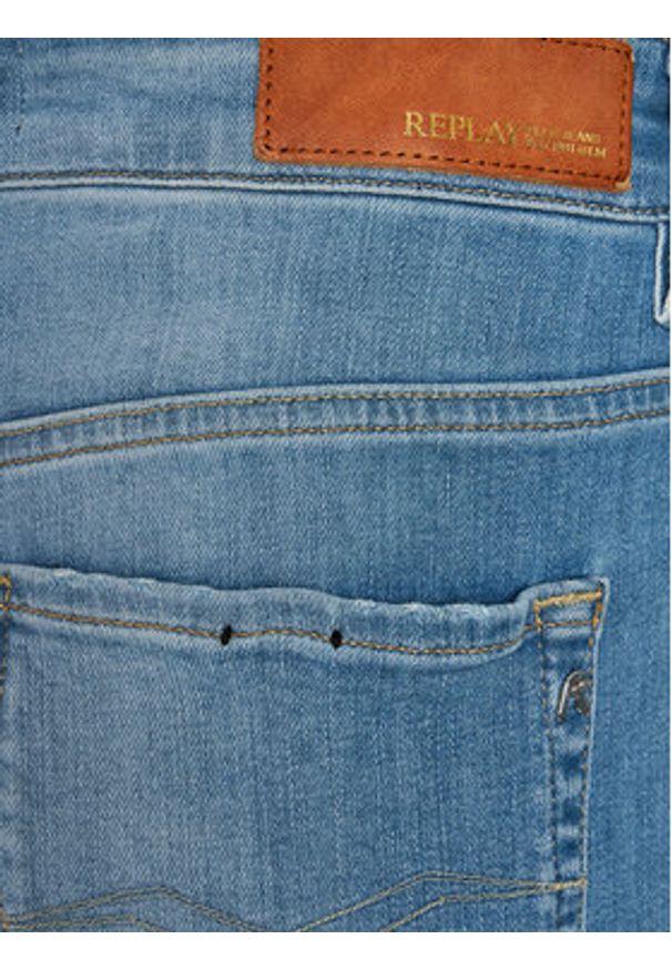 Replay Jeansy WA416 .000.573 65G Niebieski Boyfriend Fit. Kolor: niebieski