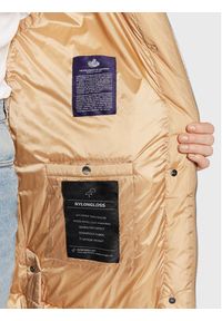 Add Płaszcz zimowy 6AW008 Beżowy Regular Fit. Kolor: beżowy. Materiał: syntetyk. Sezon: zima