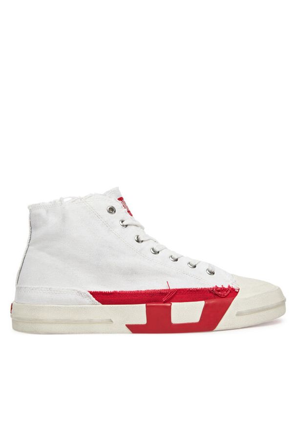 Diesel Trampki S-D-Verse Mid Y03505P8114 Biały. Kolor: biały. Materiał: materiał
