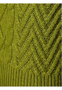 Sisley Spódnica mini 17L3M0008 Zielony Slim Fit. Kolor: zielony. Materiał: wełna #5