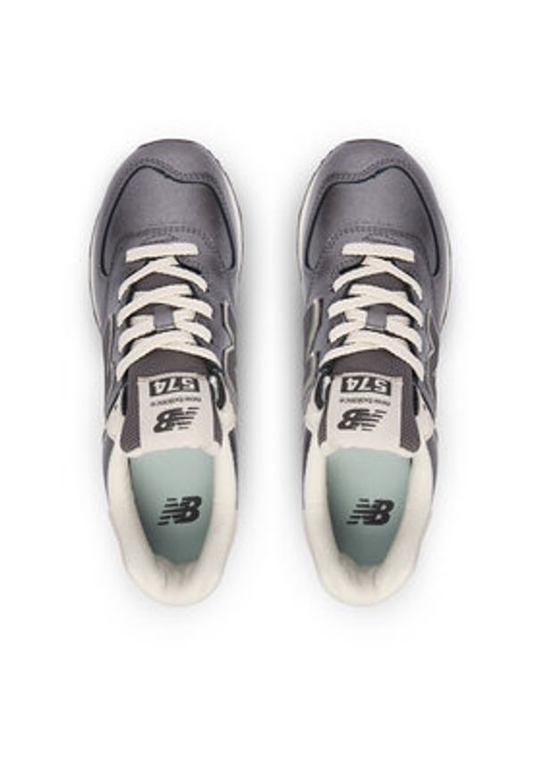 New Balance Sneakersy WL574MGS Srebrny. Kolor: srebrny. Materiał: skóra. Model: New Balance 574