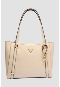 Guess - GUESS Damska shopperka w kolorze taupe Daryna. Kolor: beżowy. Materiał: skórzane