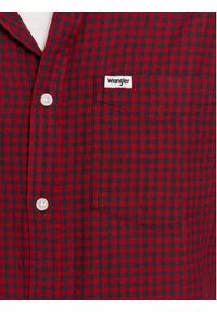 Wrangler Koszula jeansowa 112345376 Bordowy Regular Fit. Kolor: czerwony. Materiał: bawełna #3