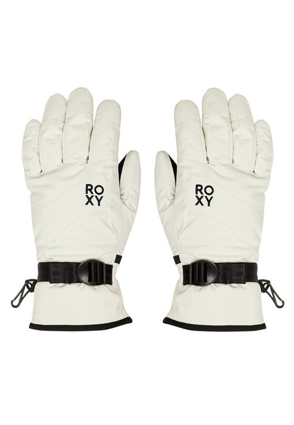 Roxy Rękawice snowboardowe Jetty Solid ERJHN03267 Biały. Kolor: biały. Materiał: poliester. Sport: snowboard