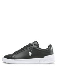 Polo Ralph Lauren Sneakersy Hrt Ct II 809845109009 Czarny. Kolor: czarny. Materiał: skóra