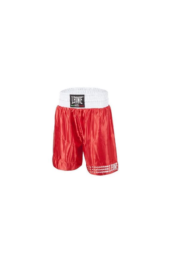 Spodenki bokserskie LEONE 1947 Boxing. Kolor: czerwony