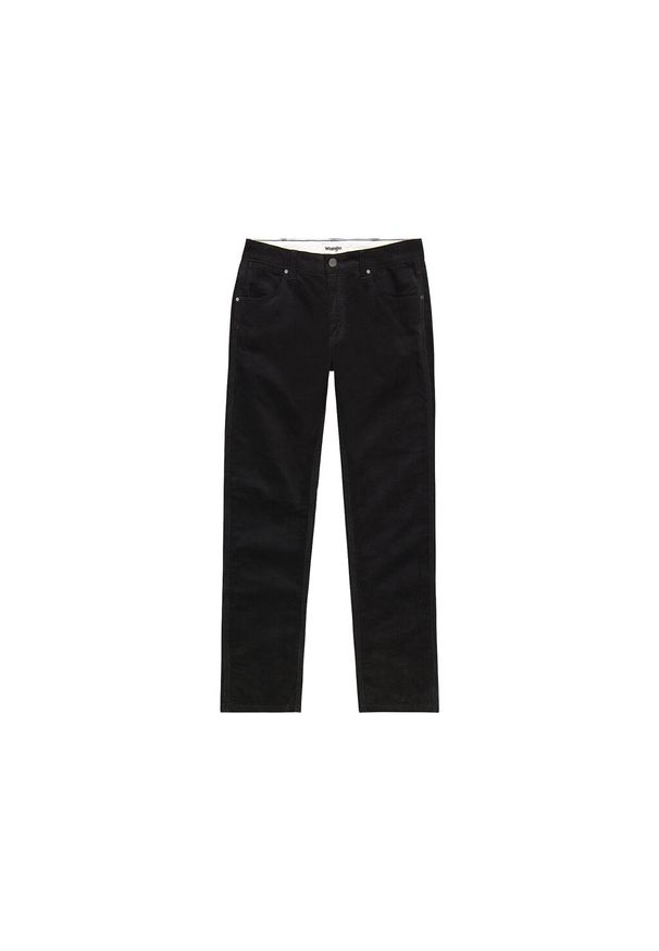Wrangler - WRANGLER MĘSKIE SPODNIE SZTRUKSOWE GREENSBORO BLACK 112357406 W15Q013729
