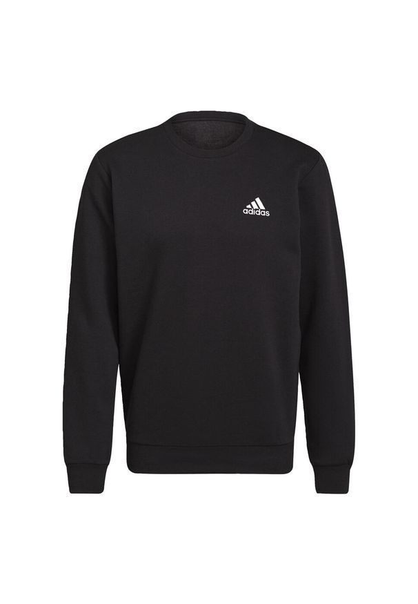 Adidas - Essentials Fleece Sweatshirt. Kolor: biały, wielokolorowy, czarny