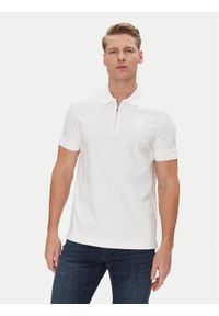 JOOP! Polo 17 JJ-08Brizio 30044699 Biały Modern Fit. Typ kołnierza: polo. Kolor: biały. Materiał: bawełna
