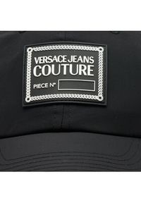 Versace Jeans Couture Czapka z daszkiem 74YAZK15 Czarny. Kolor: czarny. Materiał: materiał