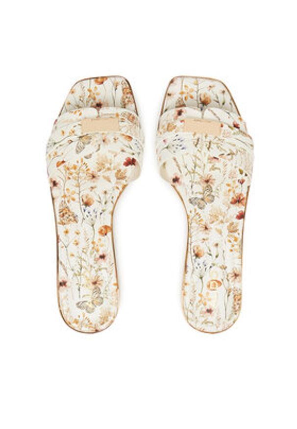 Aldo Klapki Darine 13968287 Écru. Kolor: kremowy. Materiał: skóra